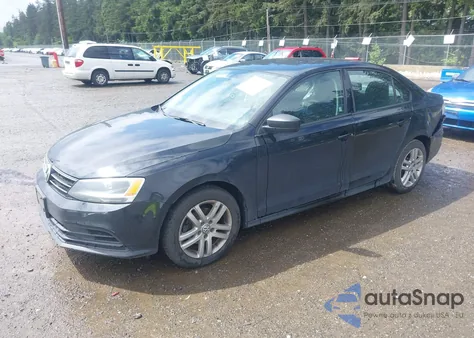2015 Volkswagen Jetta 2.0L S из США, поврежденный, VIN 3VW2K7AJ4FM354917